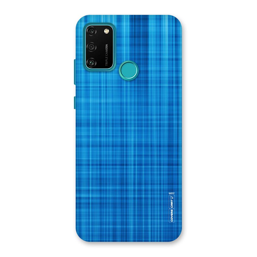 Stripe Blue Abstract Back Case for Honor 9A