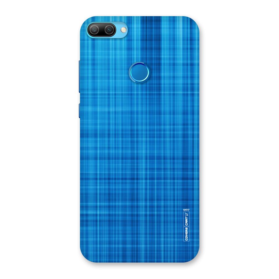 Stripe Blue Abstract Back Case for Honor 9N