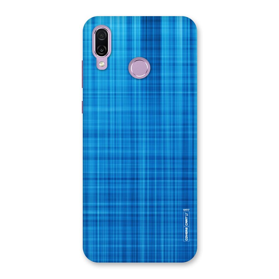 Stripe Blue Abstract Back Case for Honor Play