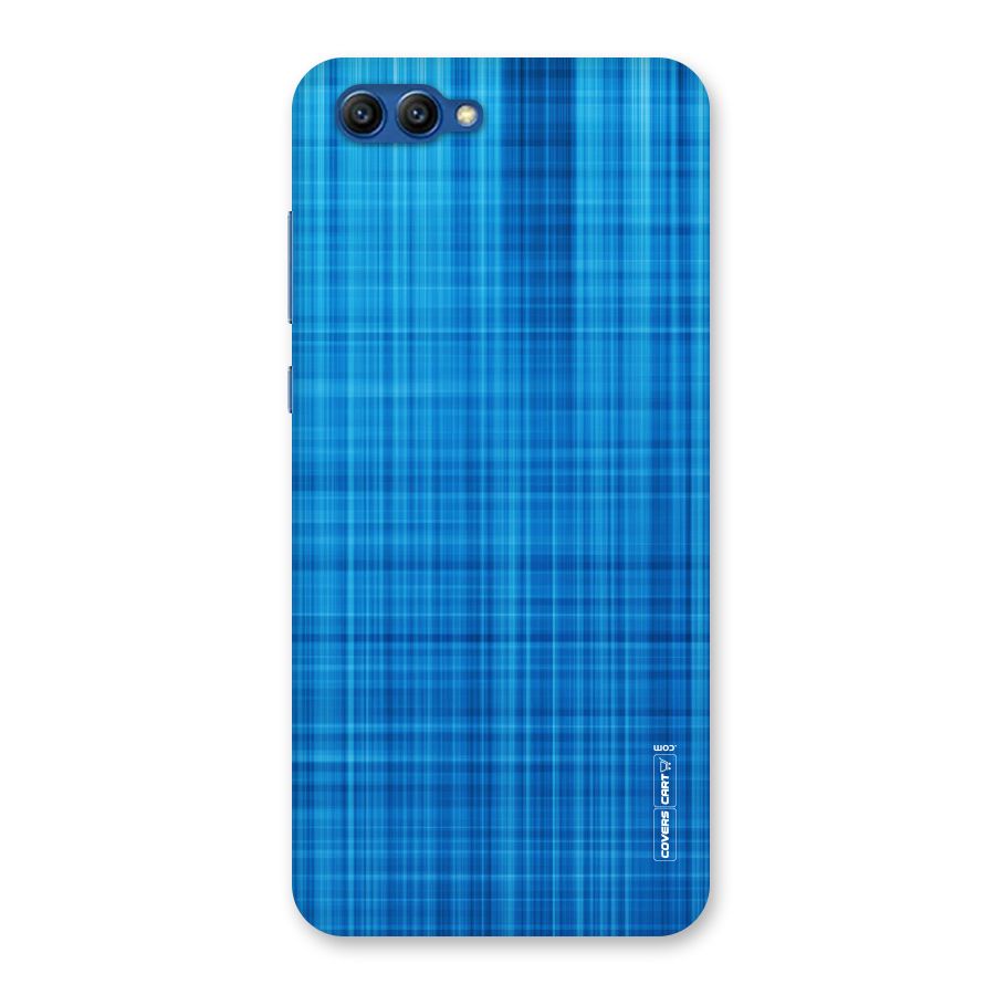 Stripe Blue Abstract Back Case for Honor View 10
