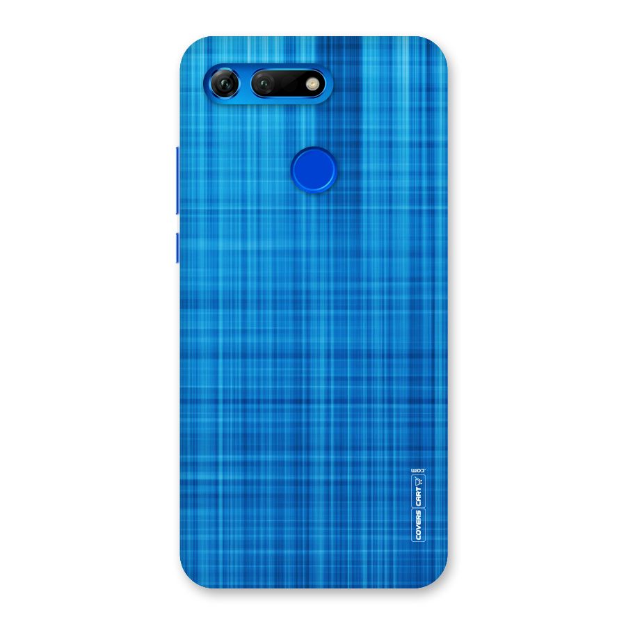 Stripe Blue Abstract Back Case for Honor View 20