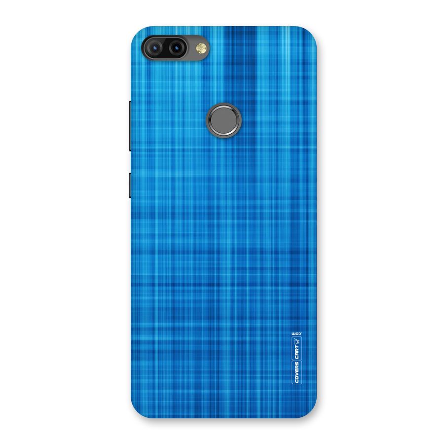 Stripe Blue Abstract Back Case for Infinix Hot 6 Pro
