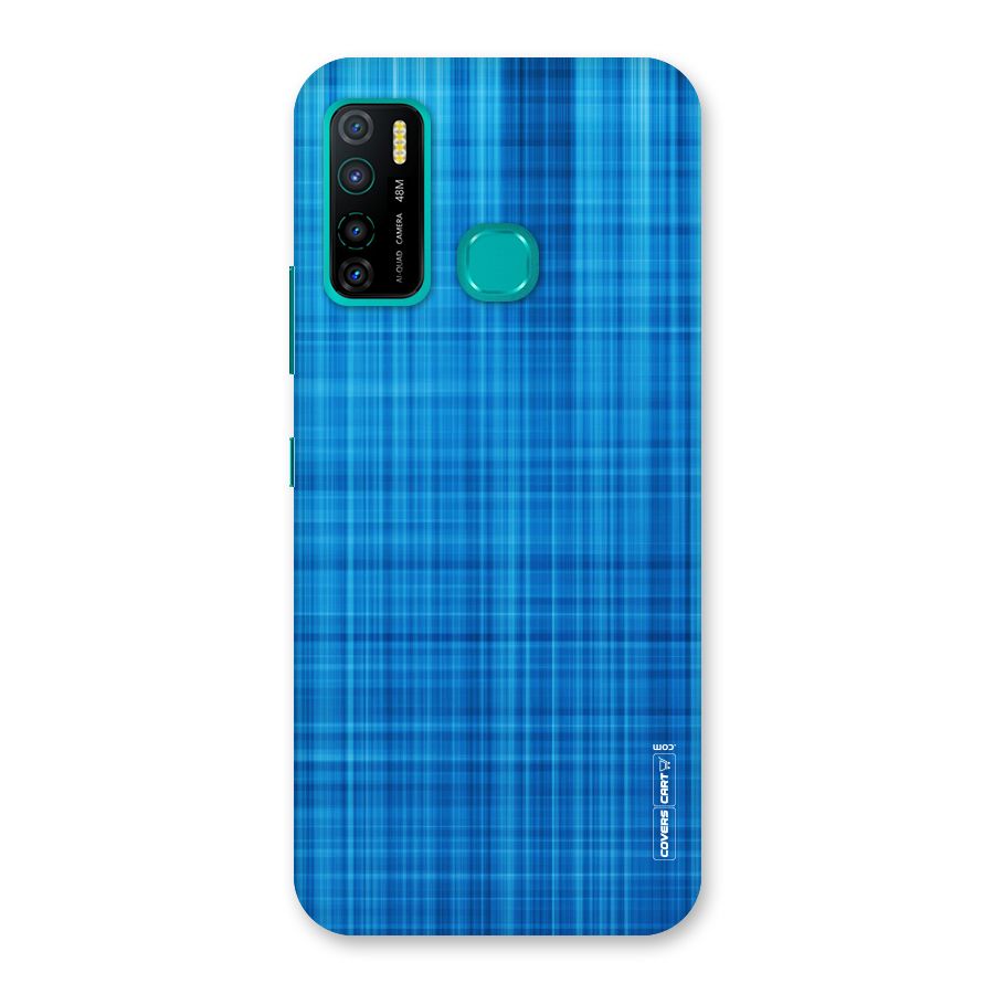 Stripe Blue Abstract Back Case for Infinix Hot 9 Pro
