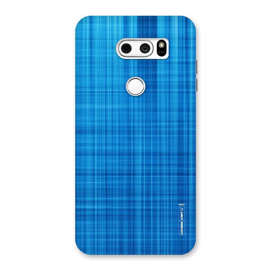Stripe Blue Abstract Back Case for LG V30