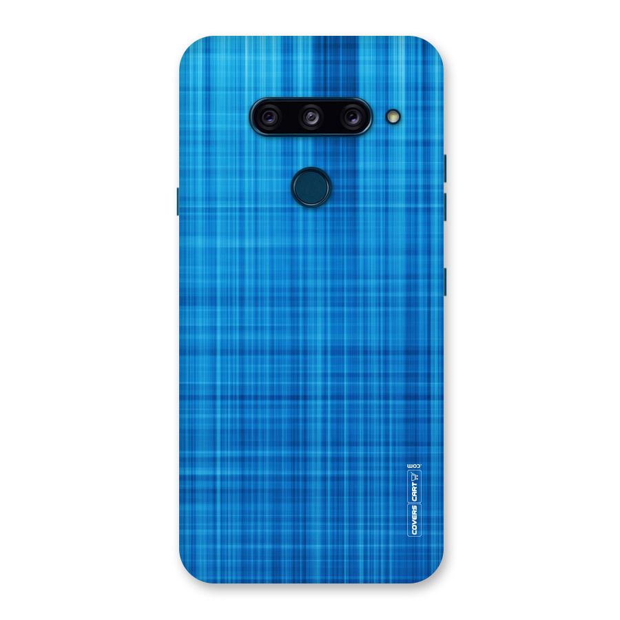Stripe Blue Abstract Back Case for LG  V40 ThinQ