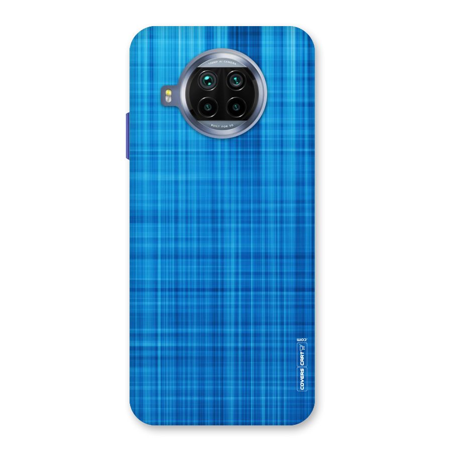 Stripe Blue Abstract Back Case for Mi 10i