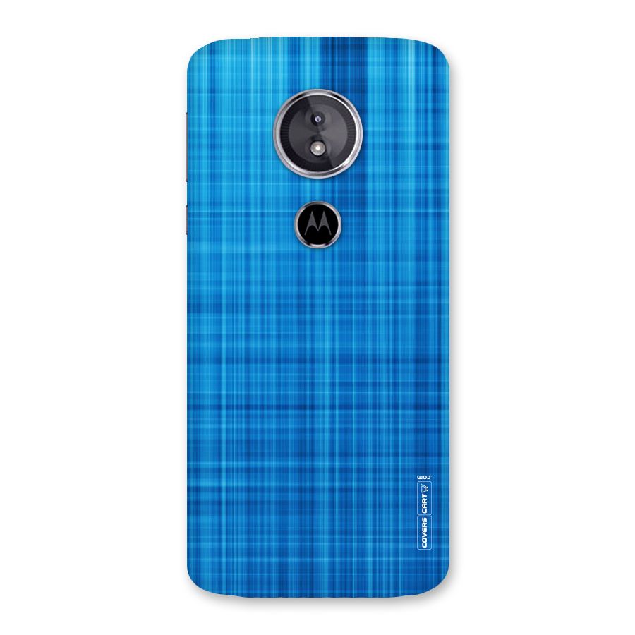 Stripe Blue Abstract Back Case for Moto E5