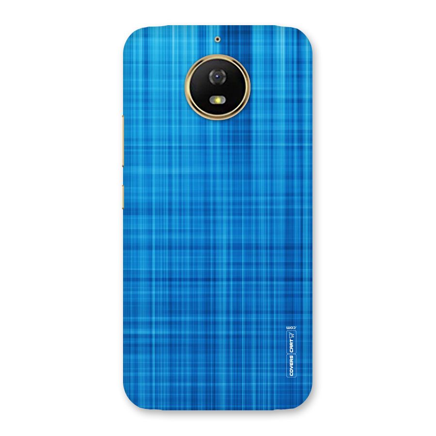 Stripe Blue Abstract Back Case for Moto G5s