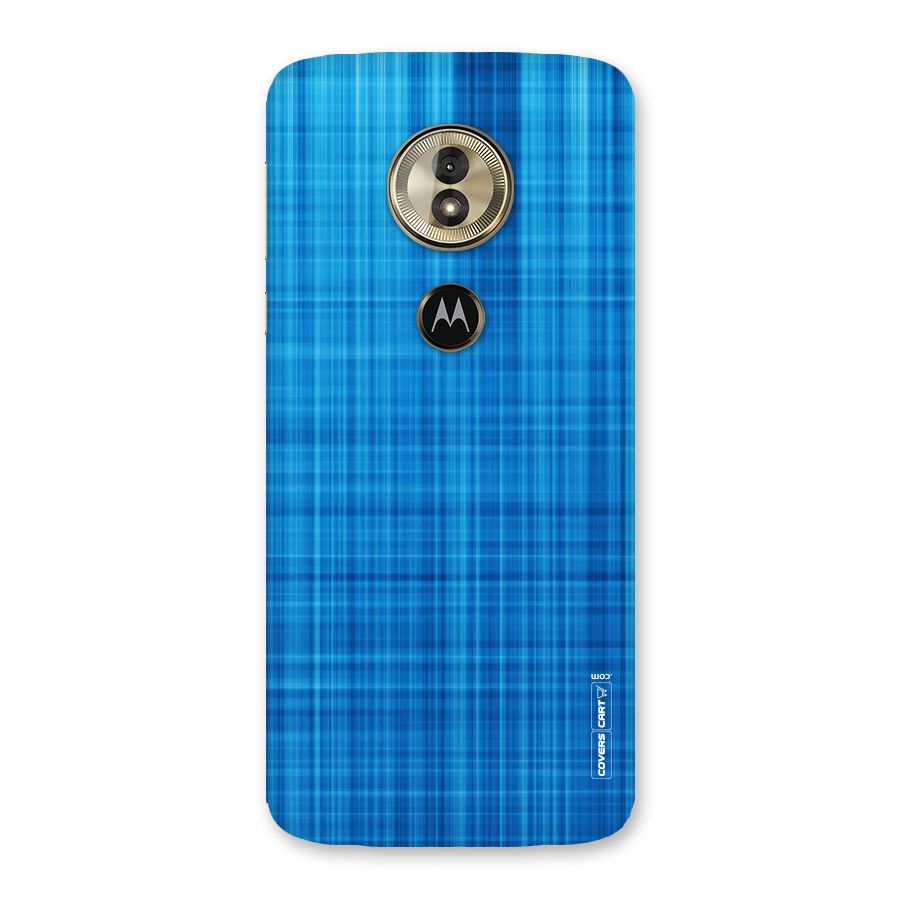 Stripe Blue Abstract Back Case for Moto G6 Play