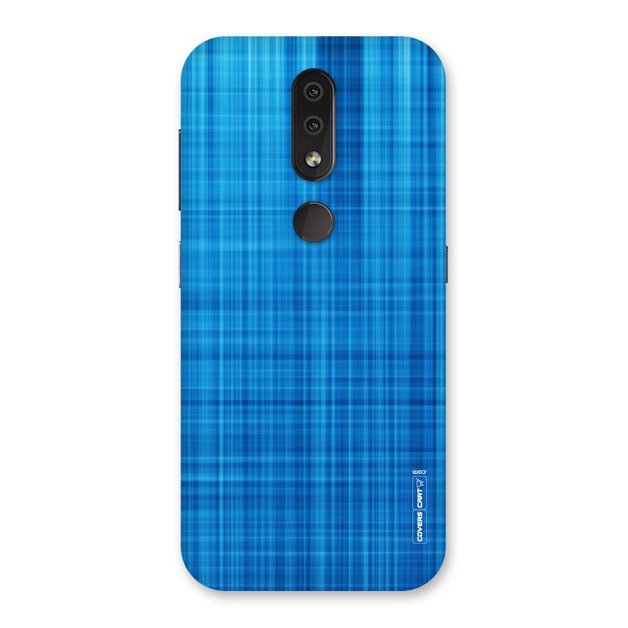 Stripe Blue Abstract Back Case for Nokia 4.2