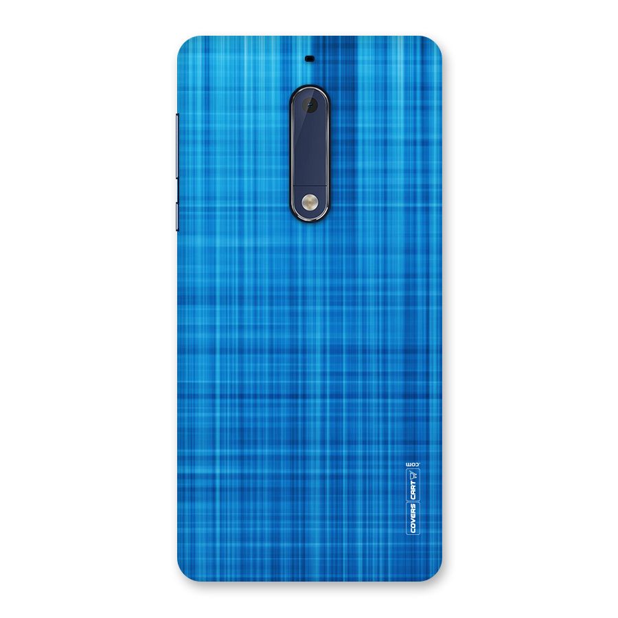 Stripe Blue Abstract Back Case for Nokia 5