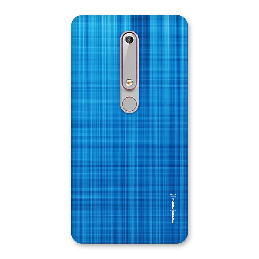 Stripe Blue Abstract Back Case for Nokia 6.1