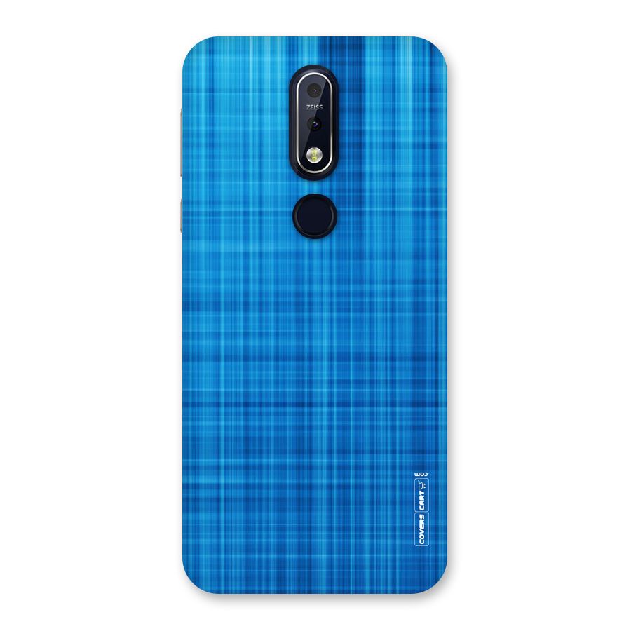 Stripe Blue Abstract Back Case for Nokia 7.1