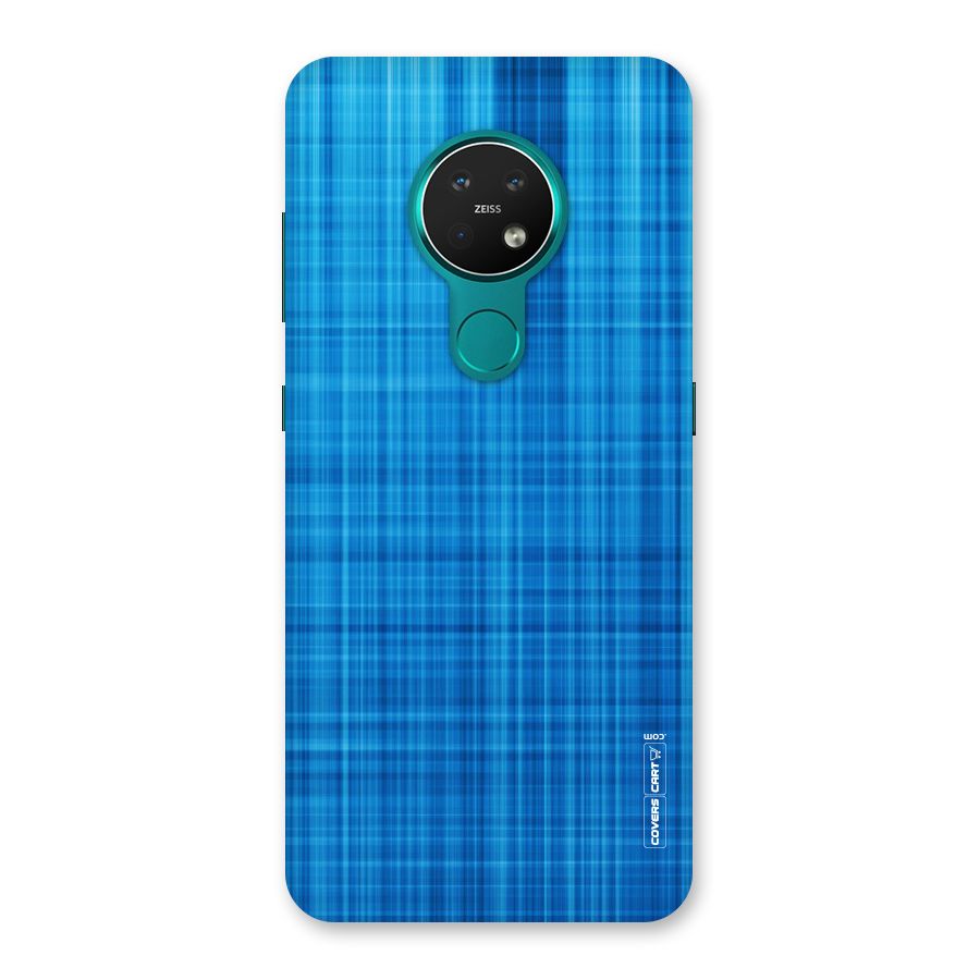 Stripe Blue Abstract Back Case for Nokia 7.2
