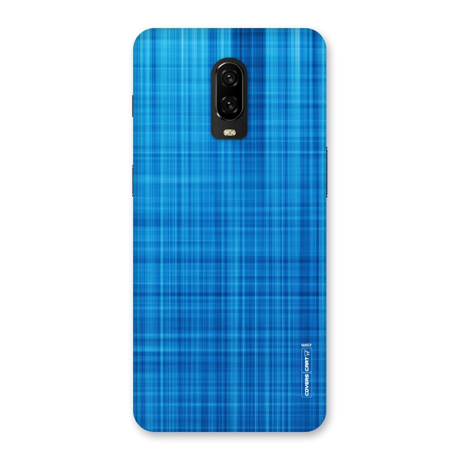 Stripe Blue Abstract Back Case for OnePlus 6T