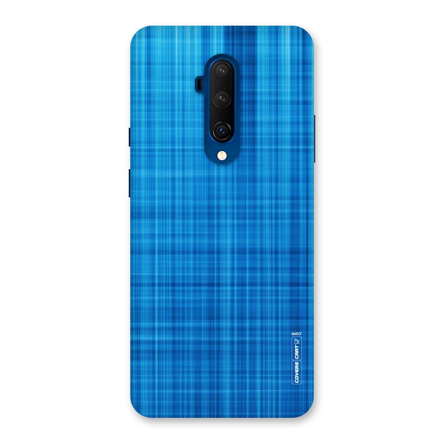 Stripe Blue Abstract Back Case for OnePlus 7T Pro