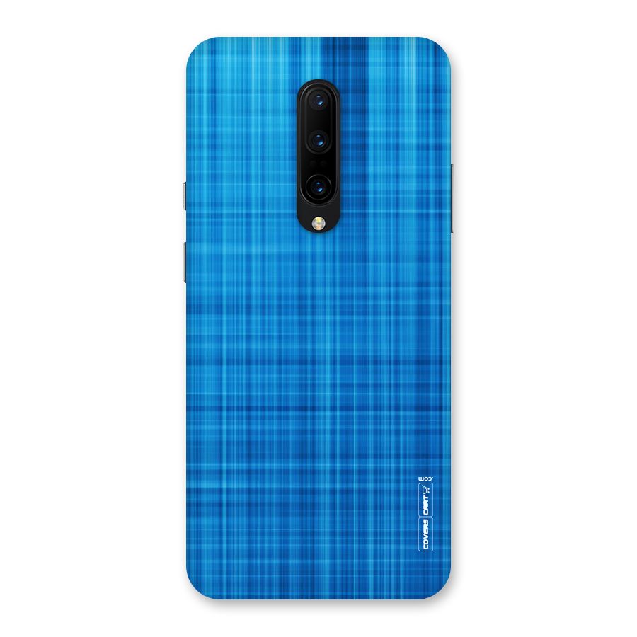 Stripe Blue Abstract Back Case for OnePlus 7 Pro
