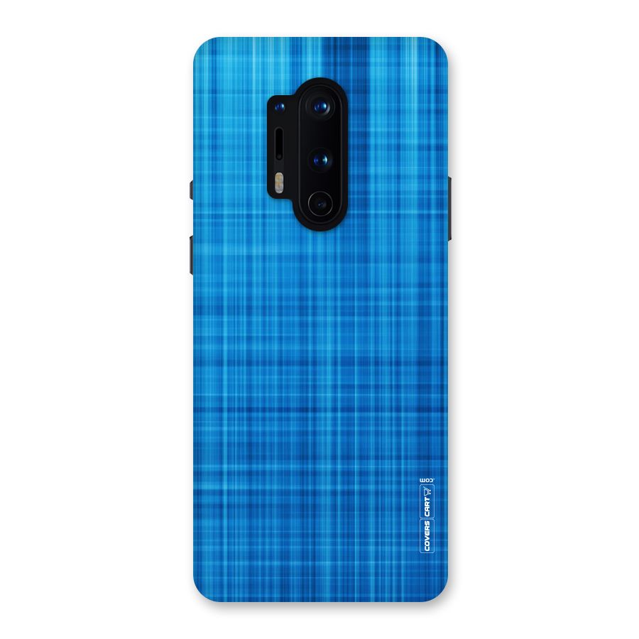 Stripe Blue Abstract Back Case for OnePlus 8 Pro
