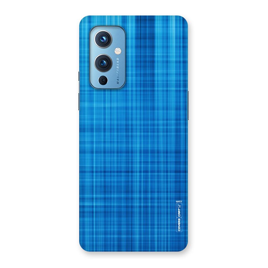 Stripe Blue Abstract Back Case for OnePlus 9