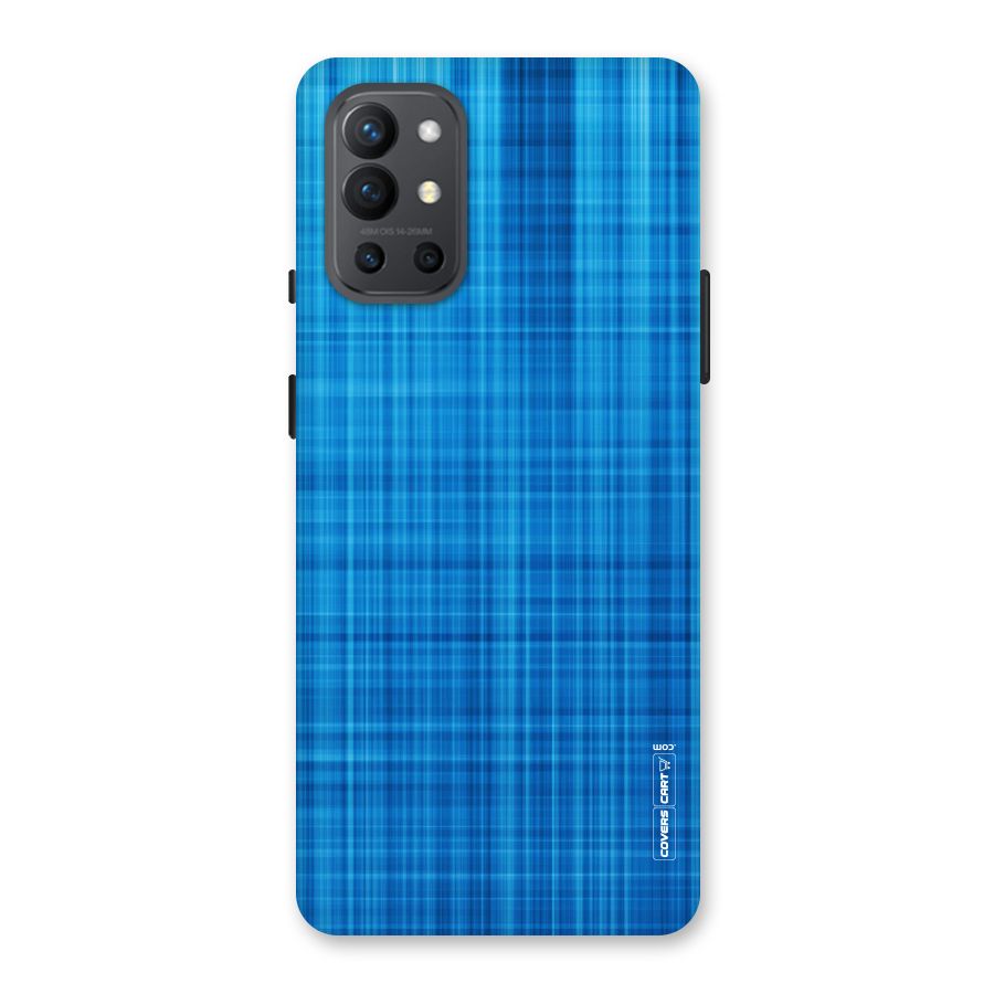 Stripe Blue Abstract Back Case for OnePlus 9R