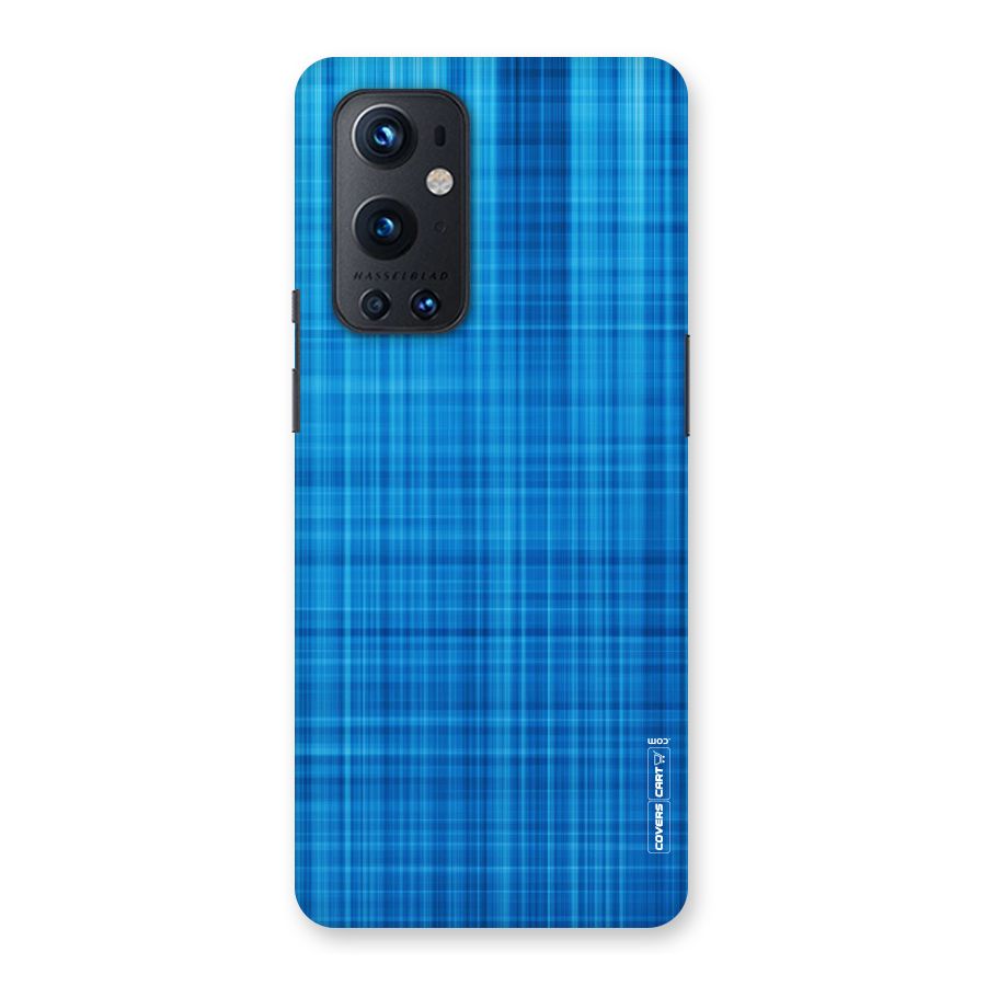 Stripe Blue Abstract Back Case for OnePlus 9 Pro