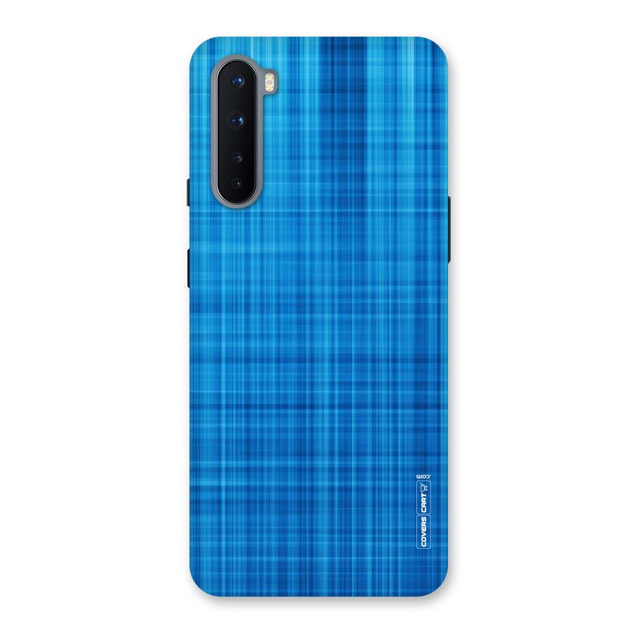 Stripe Blue Abstract Back Case for OnePlus Nord
