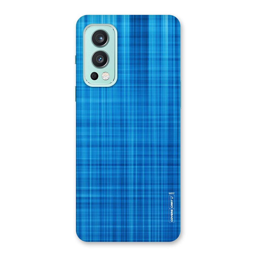 Stripe Blue Abstract Back Case for OnePlus Nord 2 5G