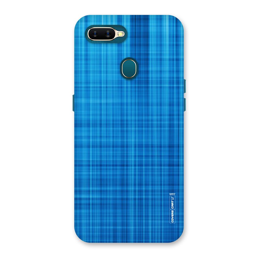 Stripe Blue Abstract Back Case for Oppo A11k