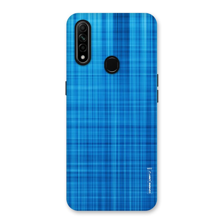 Stripe Blue Abstract Back Case for Oppo A31