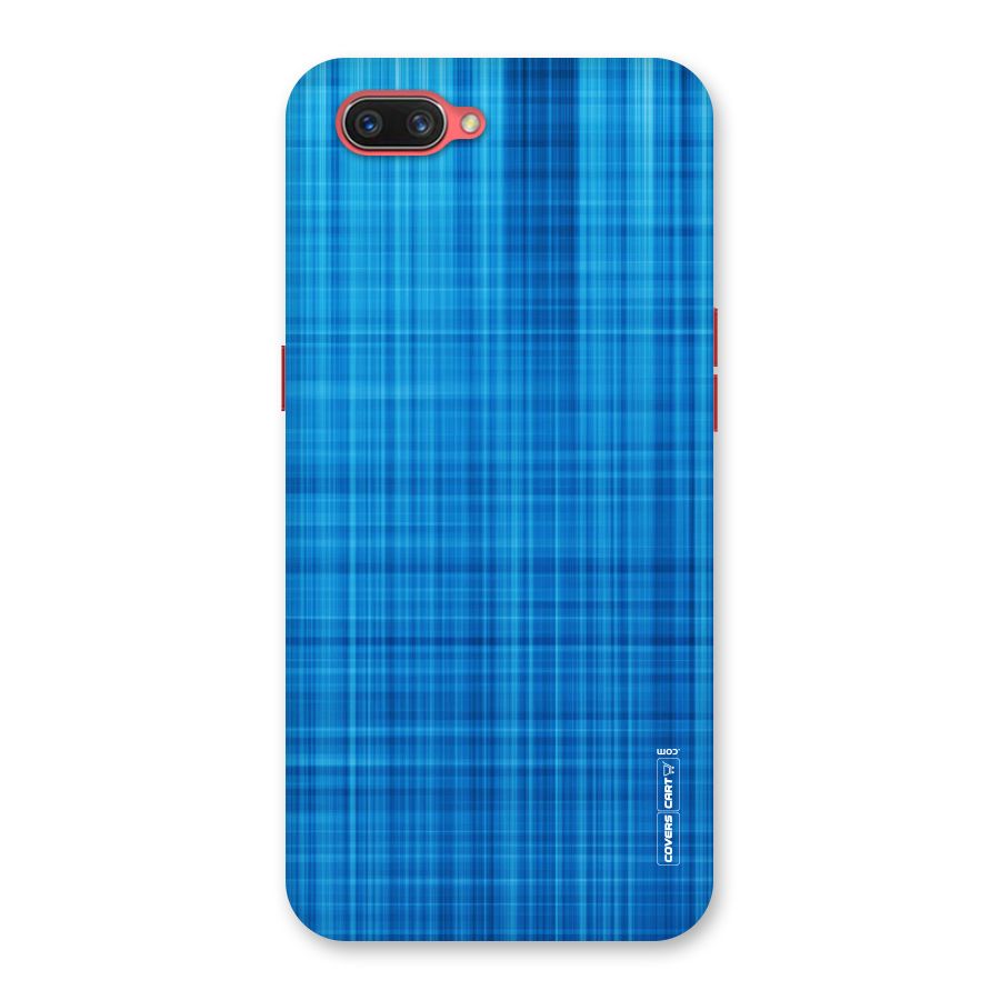 Stripe Blue Abstract Back Case for Oppo A3s