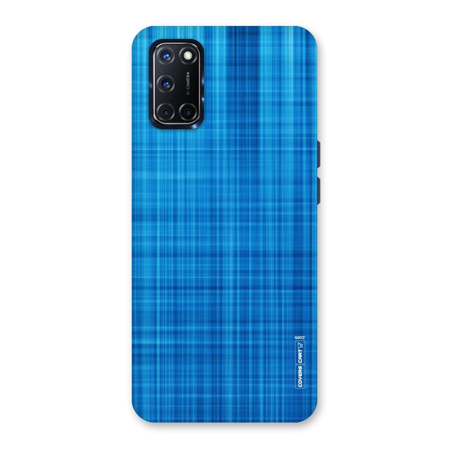 Stripe Blue Abstract Back Case for Oppo A52