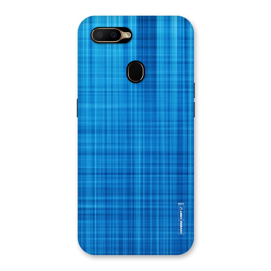 Stripe Blue Abstract Back Case for Oppo A5s