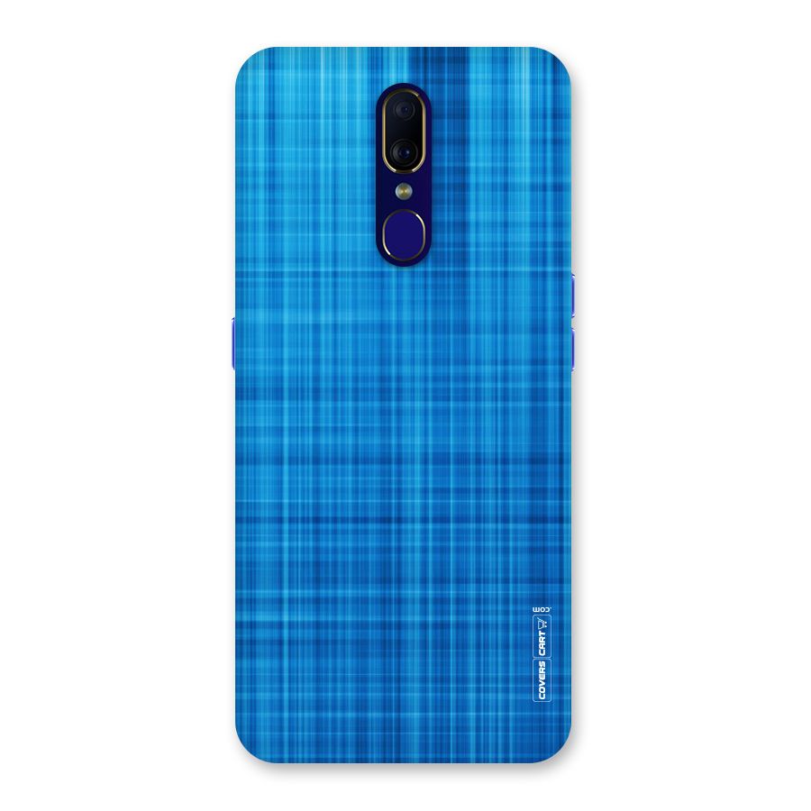 Stripe Blue Abstract Back Case for Oppo A9