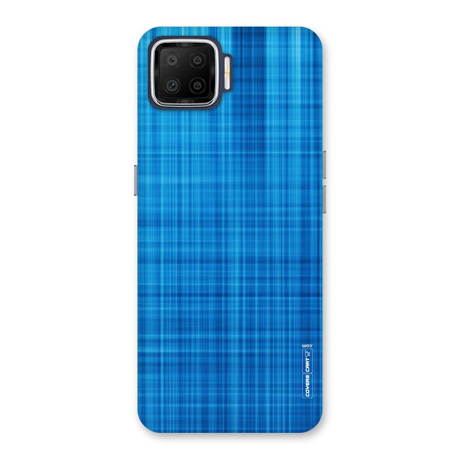 Stripe Blue Abstract Back Case for Oppo F17