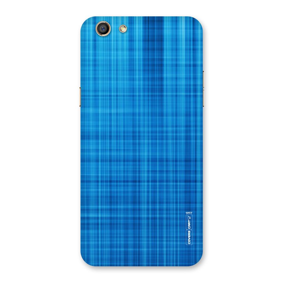 Stripe Blue Abstract Back Case for Oppo F3