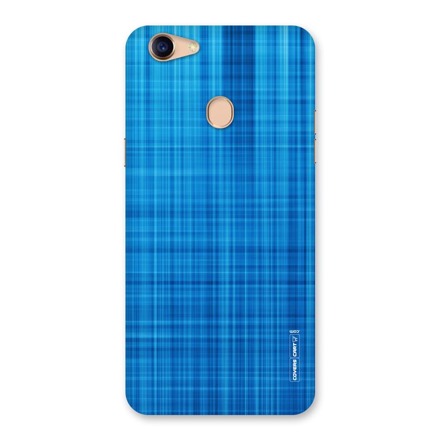 Stripe Blue Abstract Back Case for Oppo F5 Youth