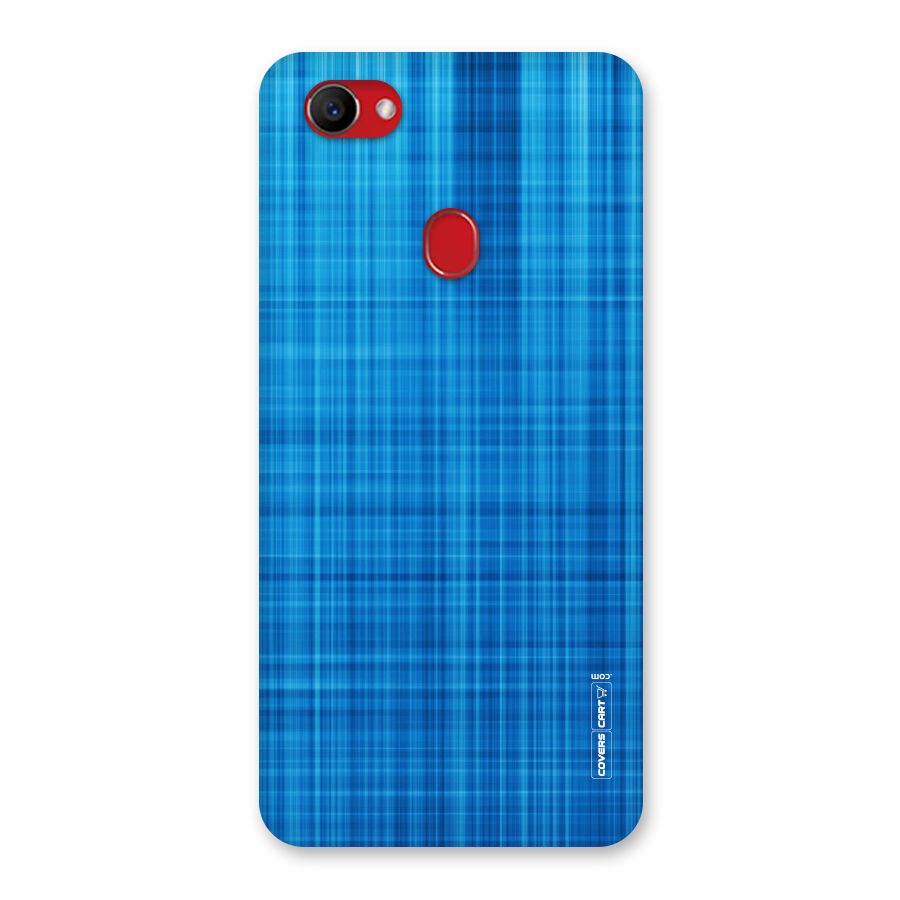 Stripe Blue Abstract Back Case for Oppo F7
