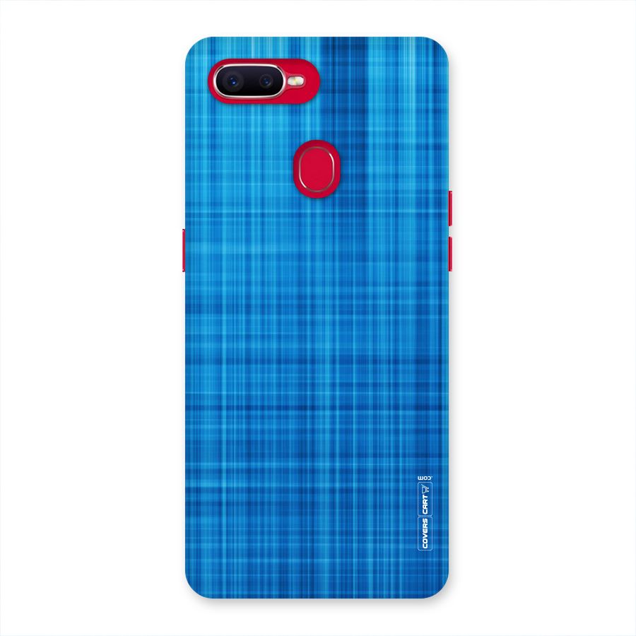 Stripe Blue Abstract Back Case for Oppo F9 Pro