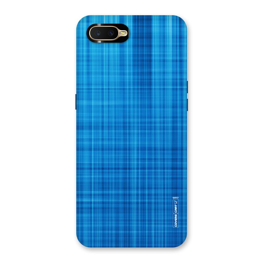 Stripe Blue Abstract Back Case for Oppo K1