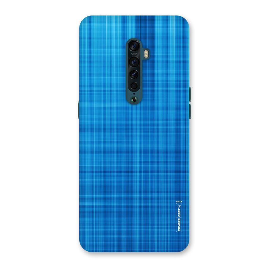 Stripe Blue Abstract Back Case for Oppo Reno2