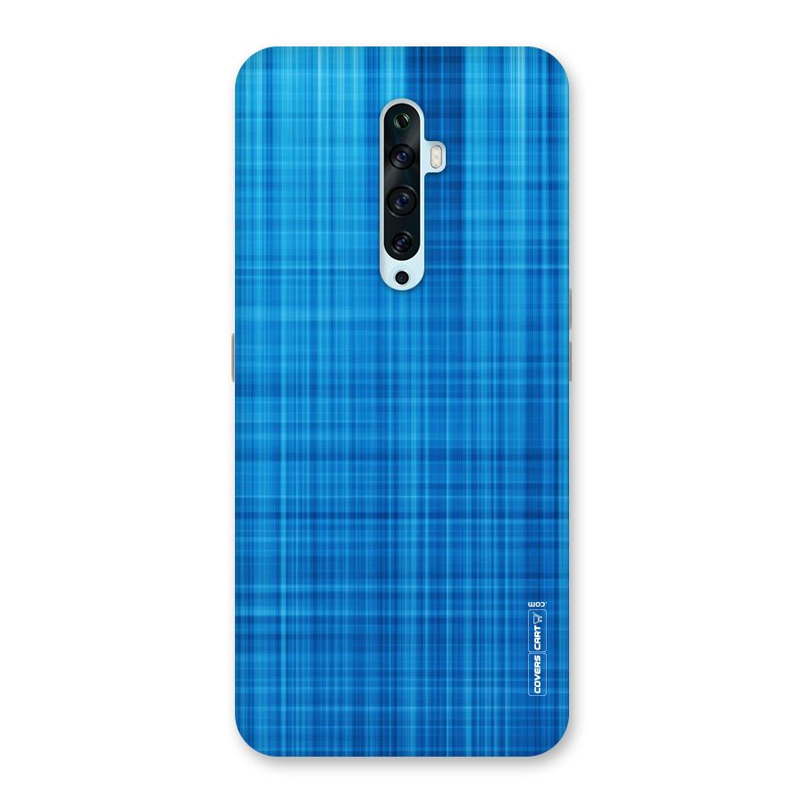 Stripe Blue Abstract Back Case for Oppo Reno2 Z