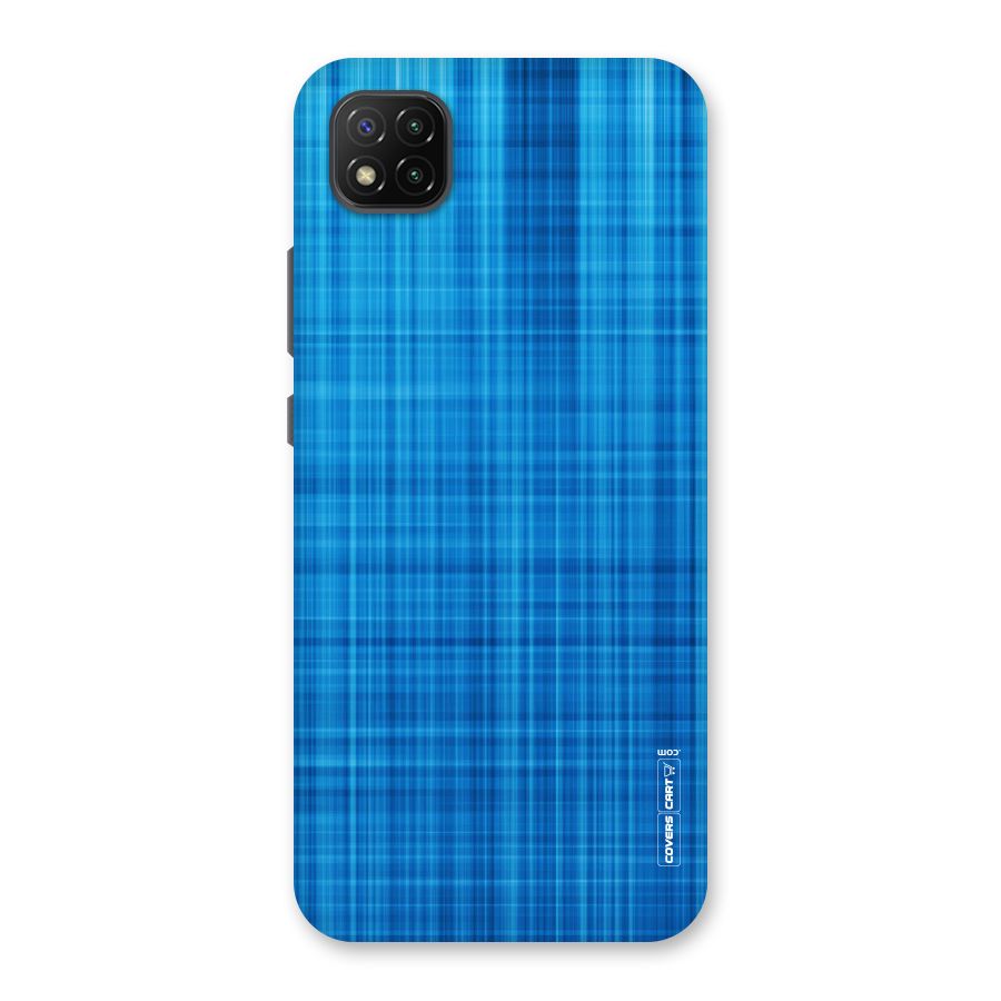 Stripe Blue Abstract Back Case for Poco C3