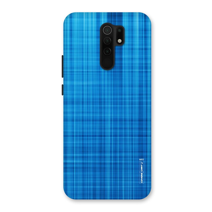 Stripe Blue Abstract Back Case for Poco M2