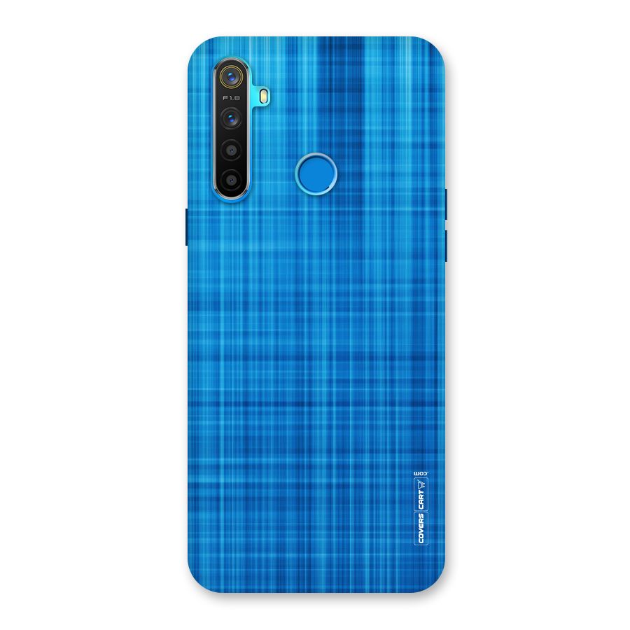 Stripe Blue Abstract Back Case for Realme 5s