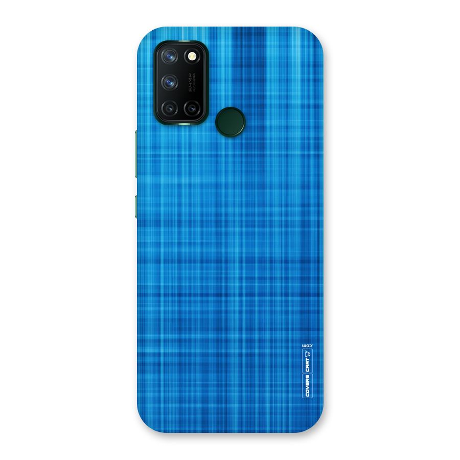 Stripe Blue Abstract Back Case for Realme 7i