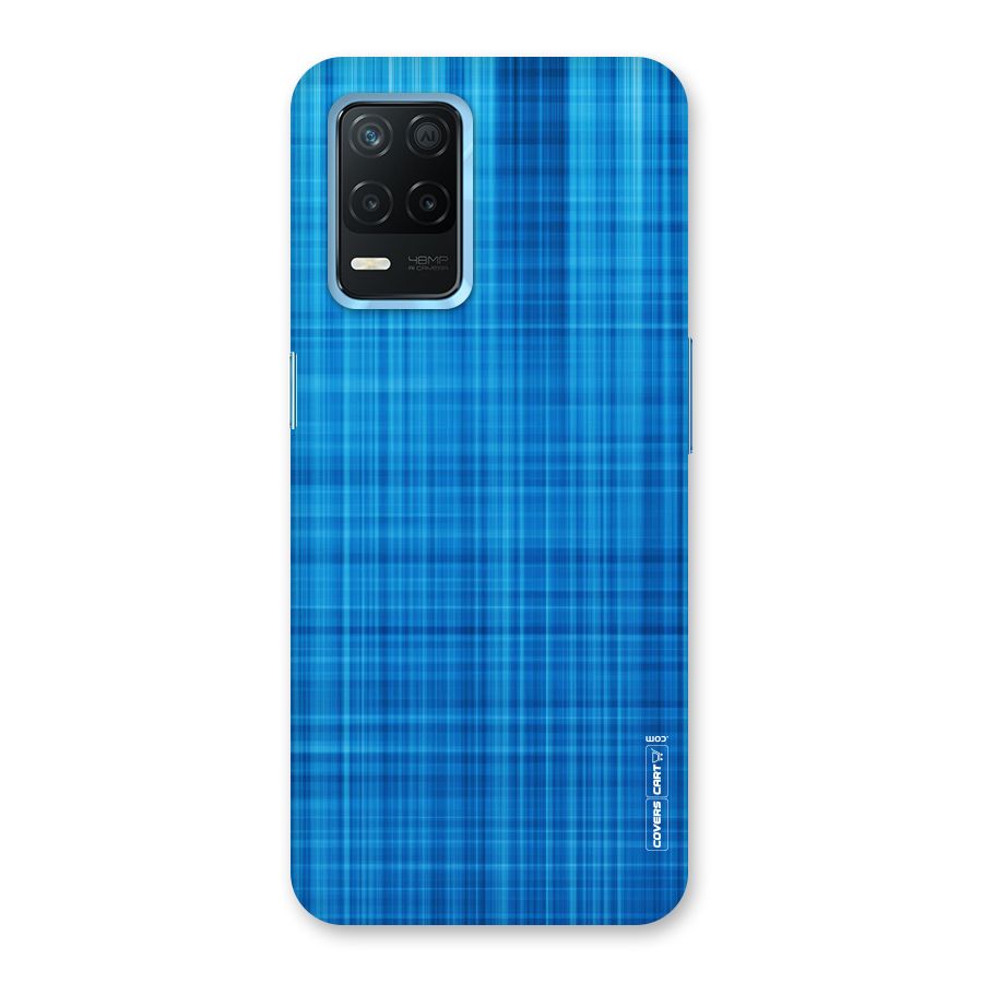 Stripe Blue Abstract Back Case for Realme 8 5G