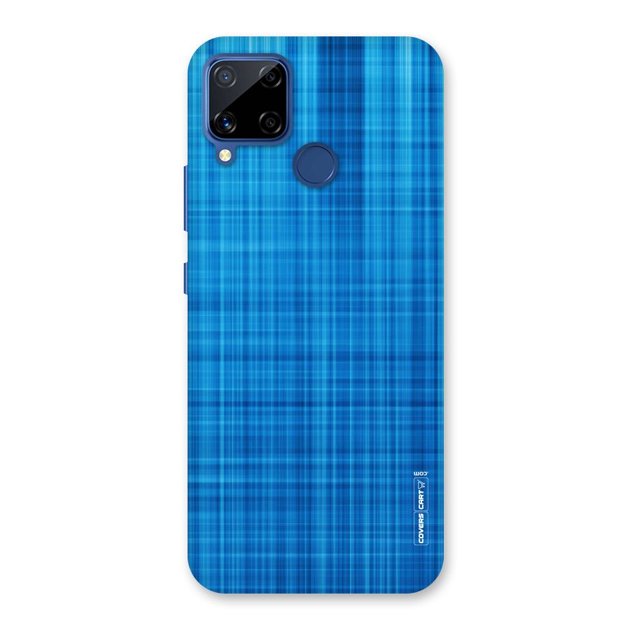 Stripe Blue Abstract Back Case for Realme C12