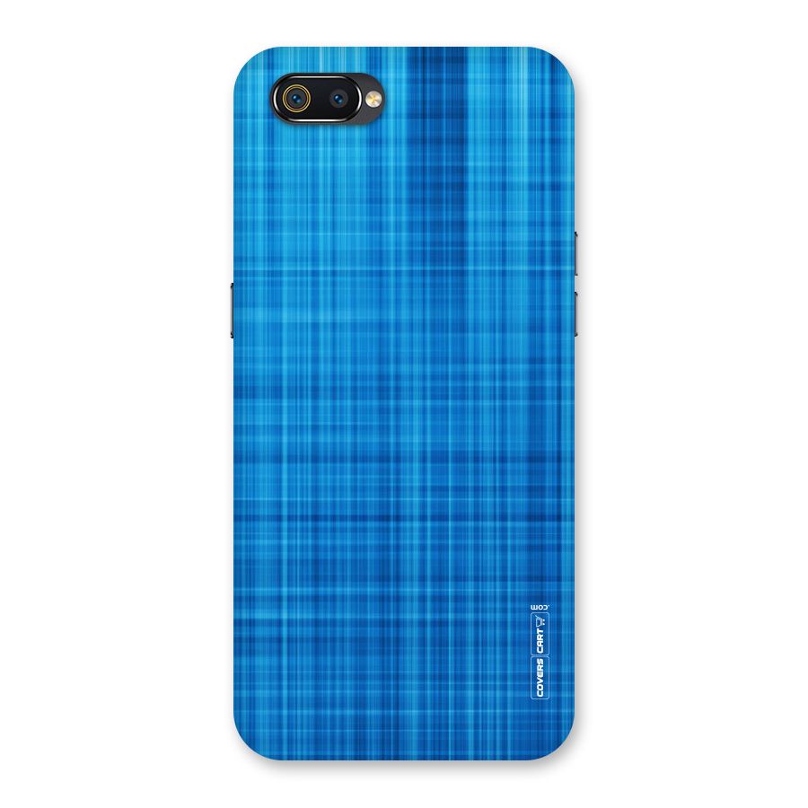 Stripe Blue Abstract Back Case for Realme C2