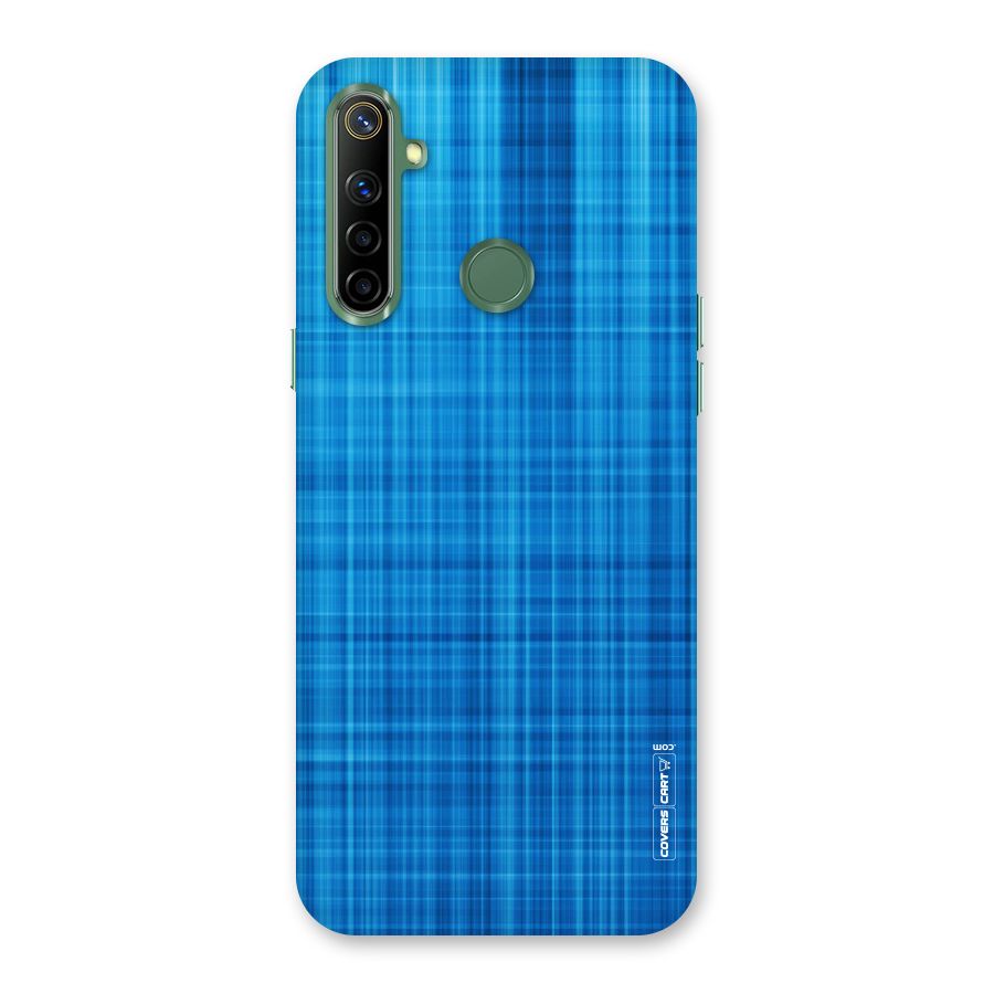 Stripe Blue Abstract Back Case for Realme Narzo 10