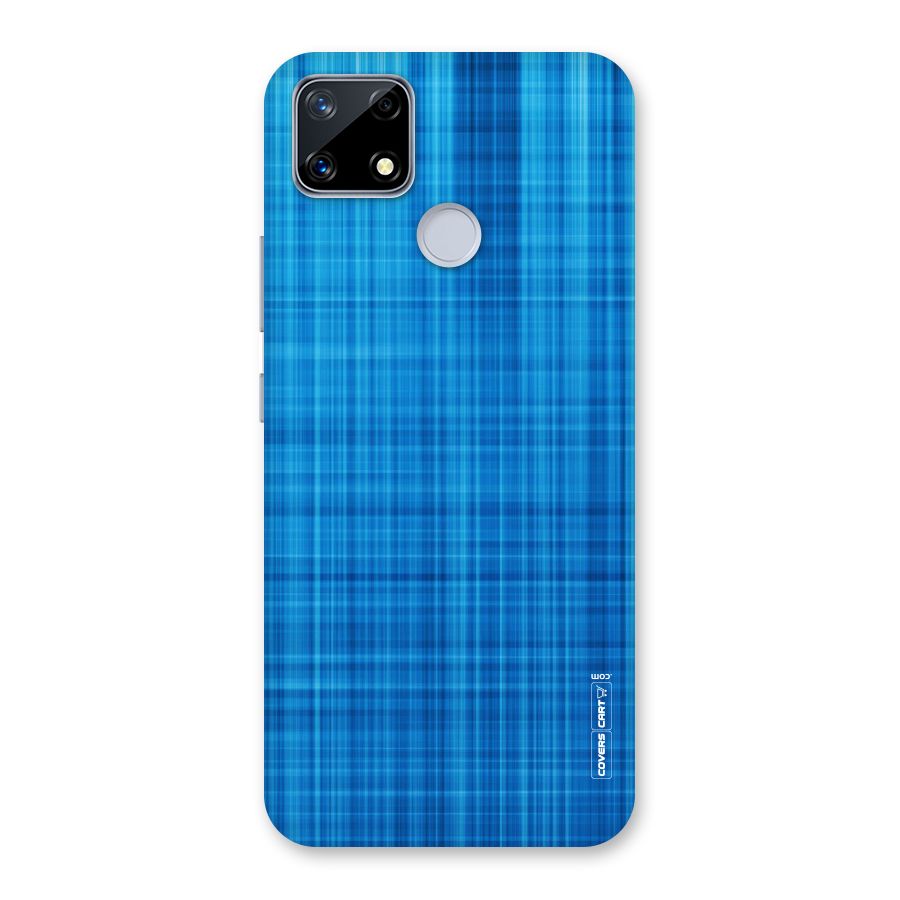 Stripe Blue Abstract Back Case for Realme Narzo 20